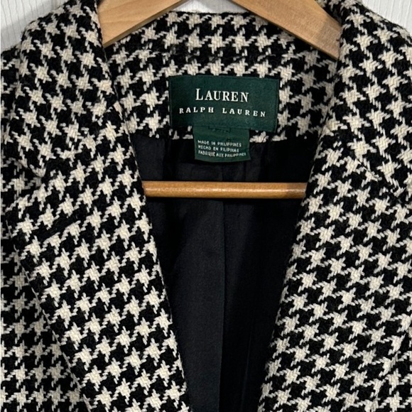 Lauren Ralph Lauren 100% wool women's blazer, size tag removed, houndstooth - Picture 2 of 13